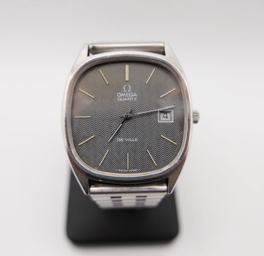 Omega De Ville Quartz Herren Uhr Stahl Ref. 192.0028 Cal. 1325 Vintage 1970er