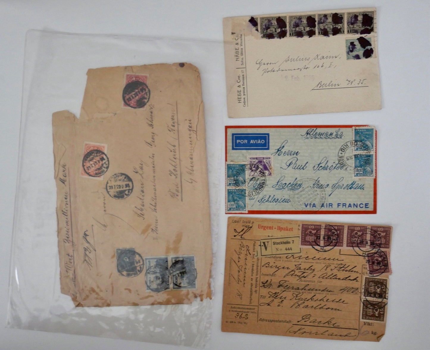 Großes Briefmarken-Konvolut Deutsches Reich Inflation 3. Reich Belege Einheiten