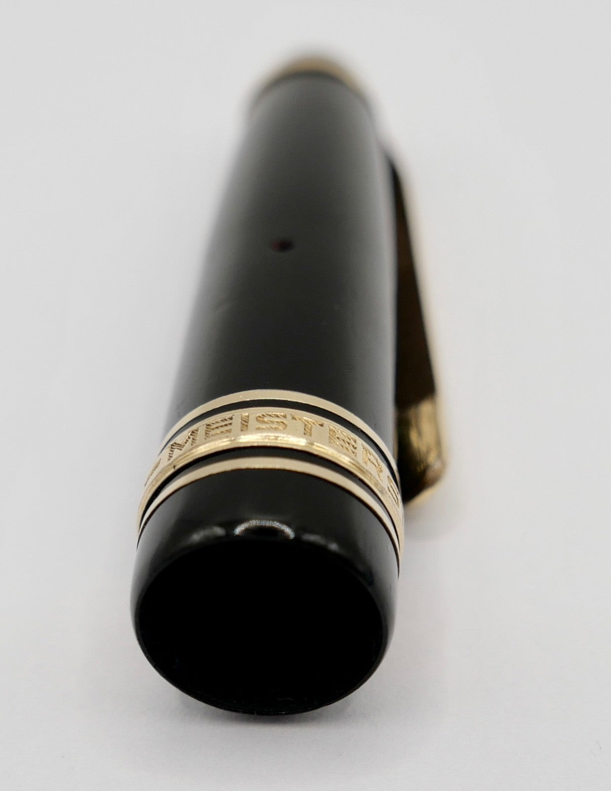 Ersatzteil Montblanc Meisterstück Kappe Schwarz für Füller Kugelschreiber