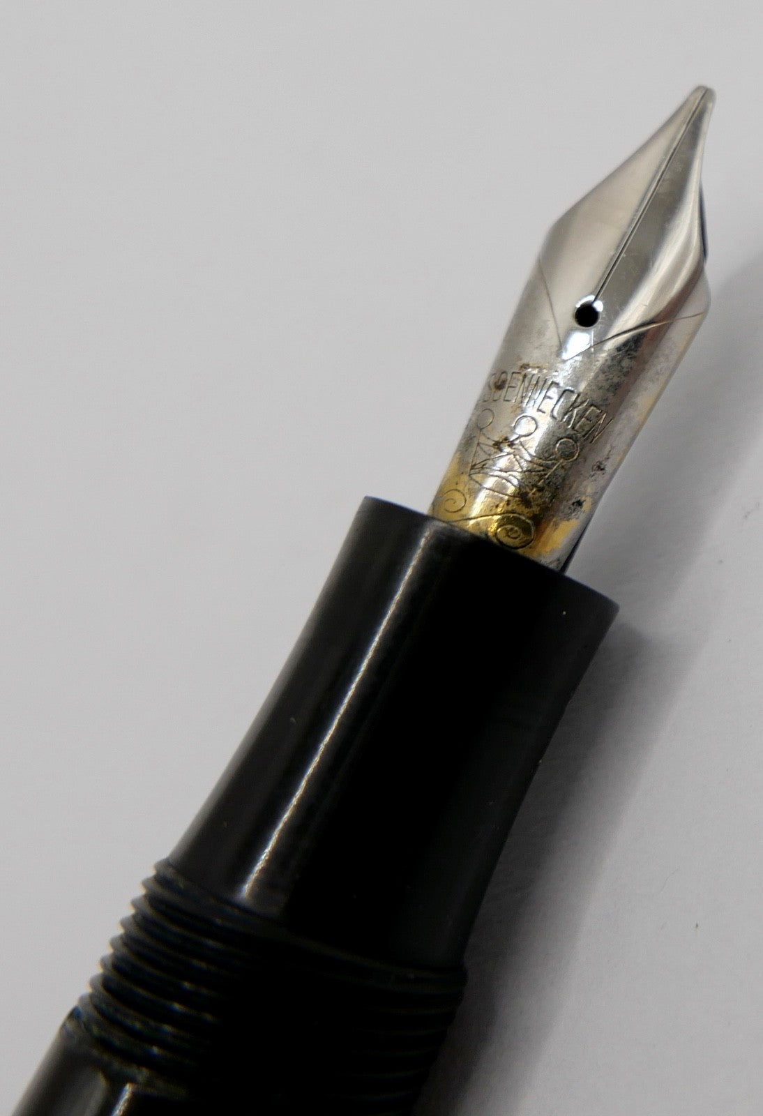 Alter Füllfederhalter Füller SOENNECKEN  Söhnnecken schwarz braun 16 BBS