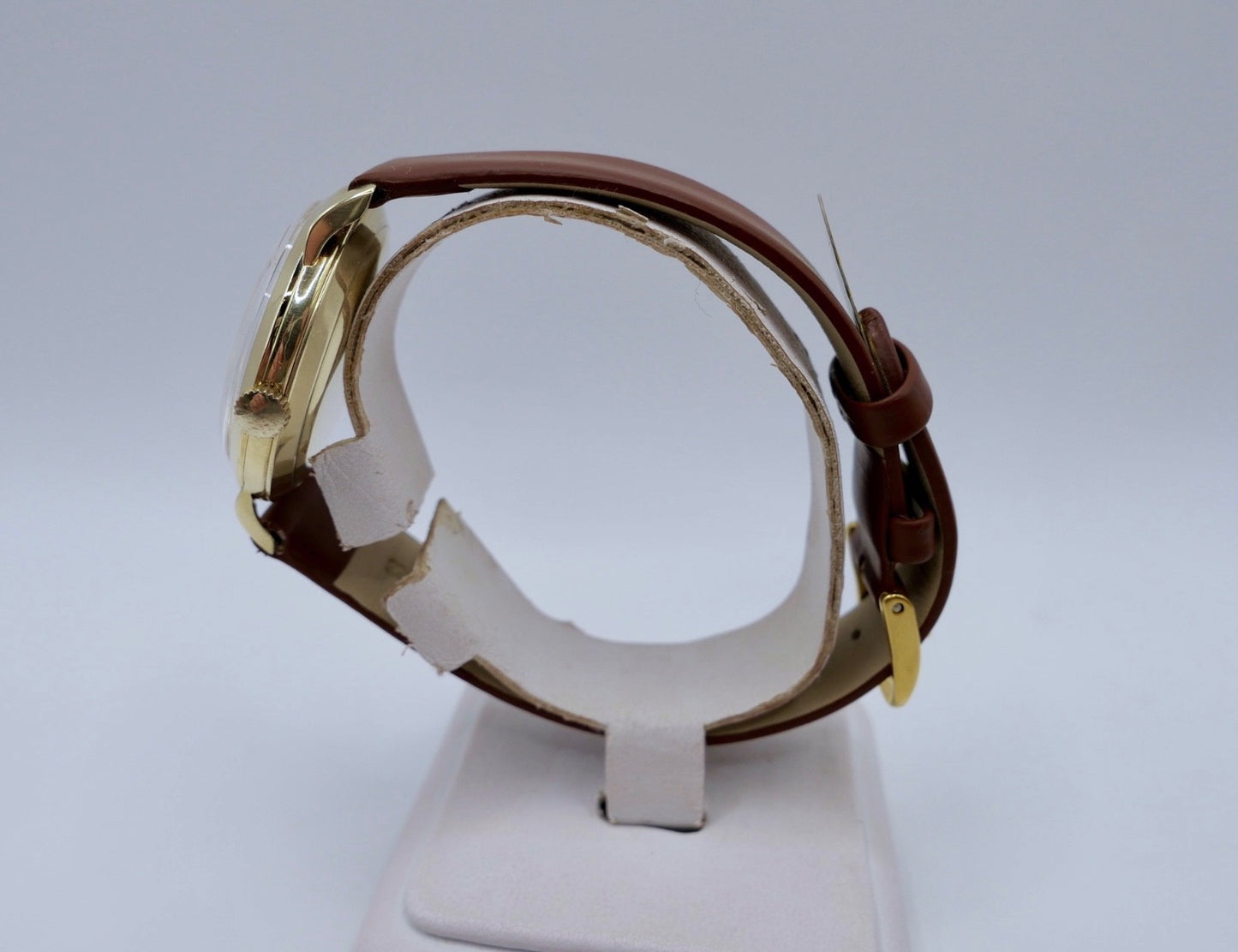 50er Omega Cal. 283 Armbanduhr 14K Gold 585 Handaufzug 37mm Herrenuhr Ref: 2686