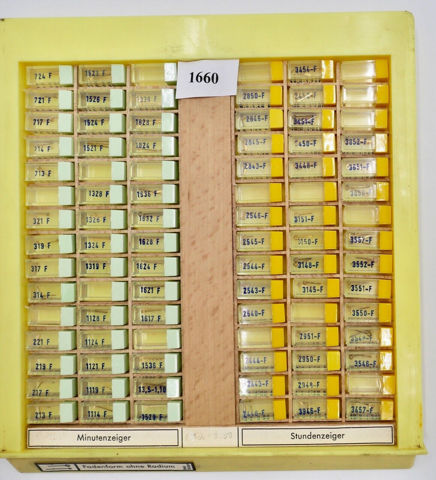 Konvolut  Minuten Stunden Zeiger NEU BOLEY ( NOS ) Fadenform ohne Radium