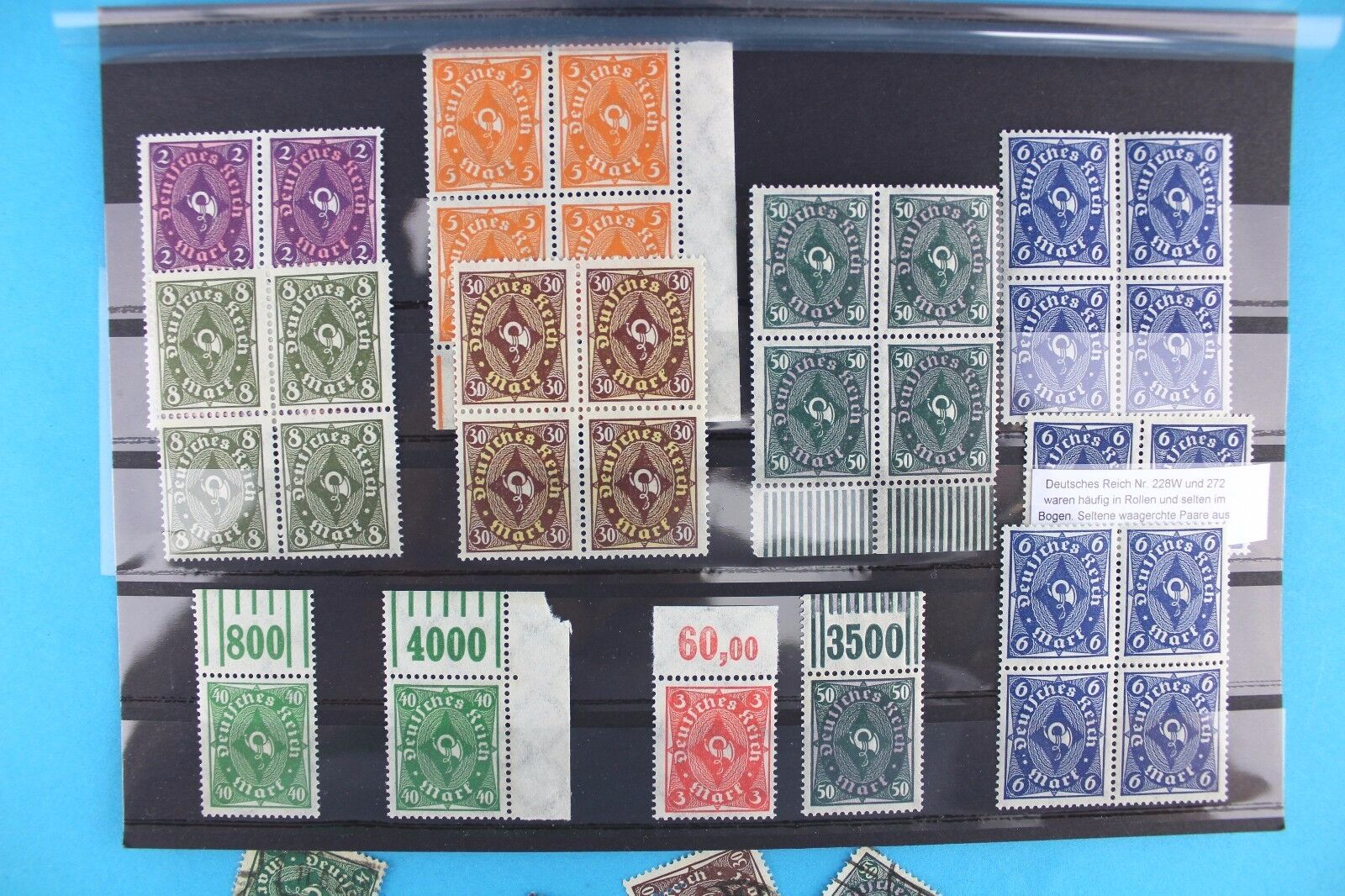 Deutsches Reich Lot stamp Briefmarke Michel Mi lot Posten TOP 228 272 