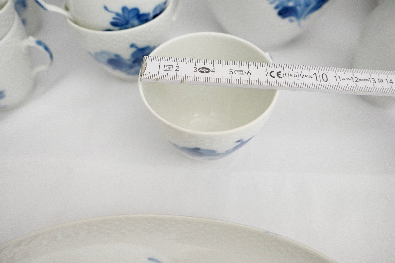 30 Tlg ROYAL COPENHAGEN " Blaue Blume " Kaffee Service Porzellan Teller Tassen