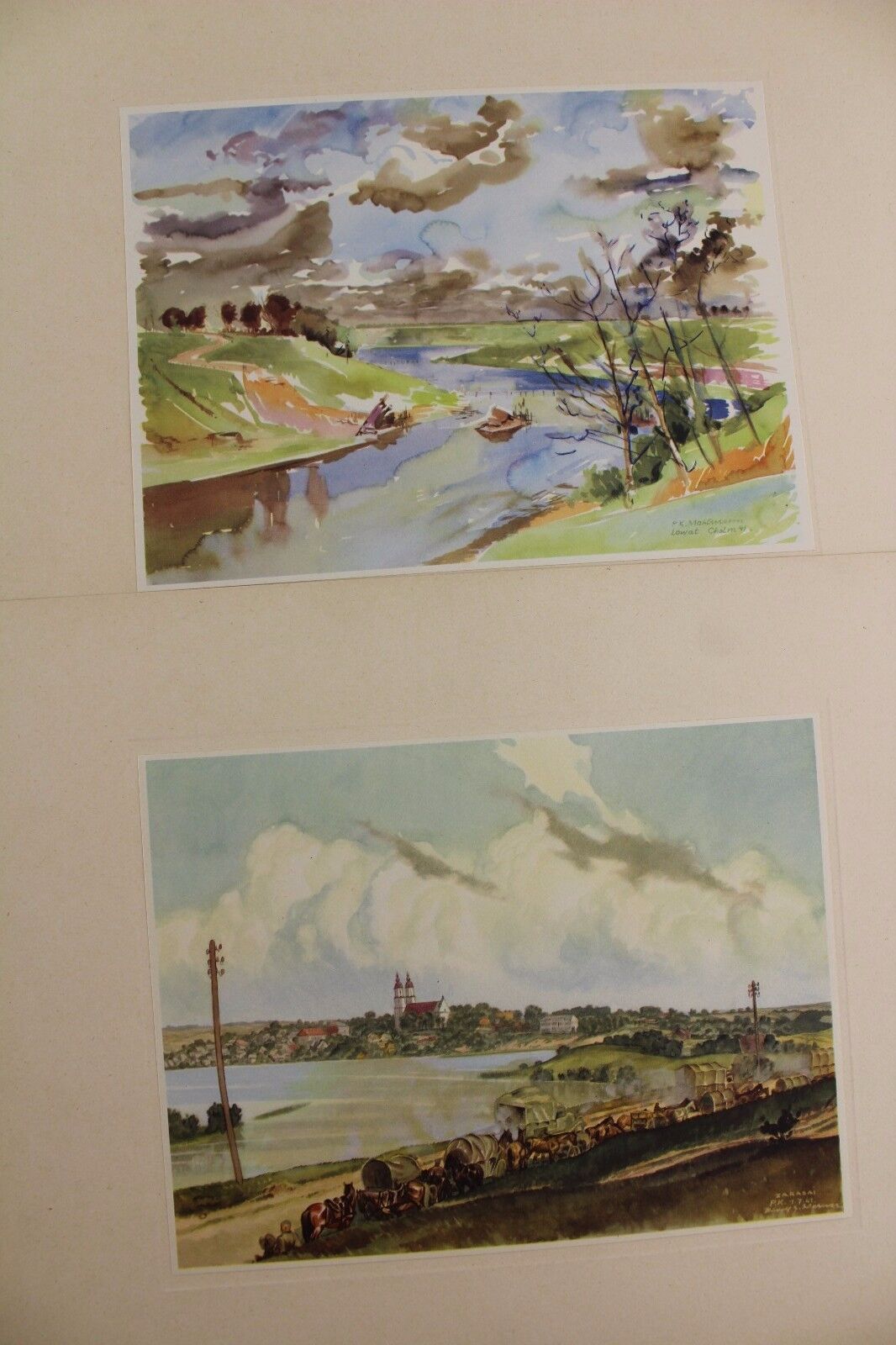 Maler im Osten PK - Mappen  Kampf ums Reich 11 Bilder TOP WW WK painting Germany