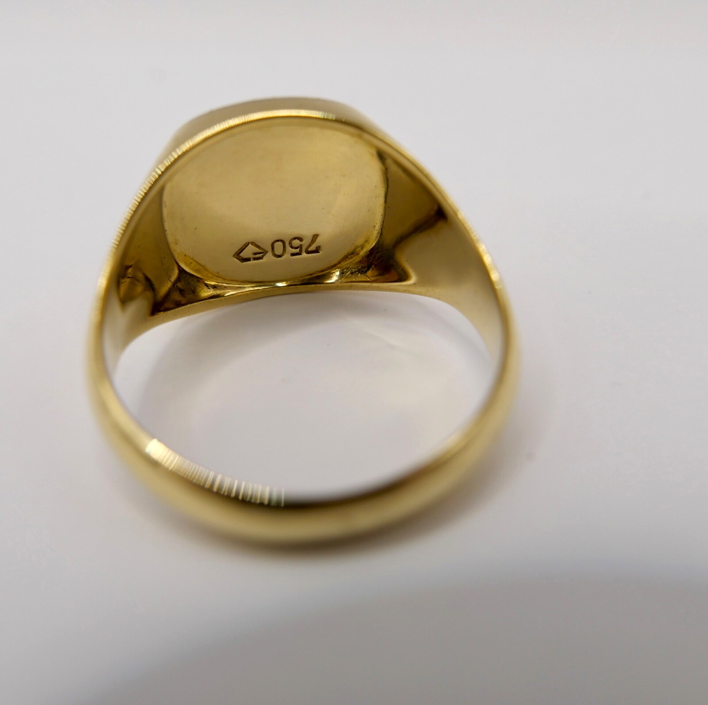 Herren Monogramm AA Goldring 750 18K Gr. 59 / 60  Siegelring NEUwertig