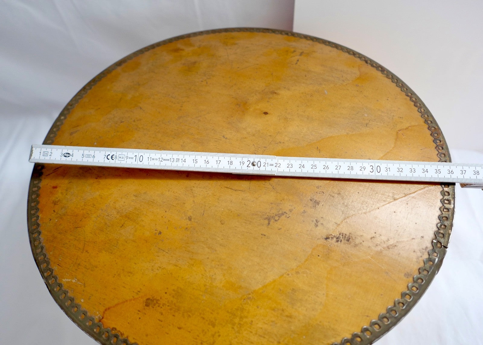 20er 30er Hutschachtel Reisekoffer Holz original Hotel Aufkleber Gardone Riviera