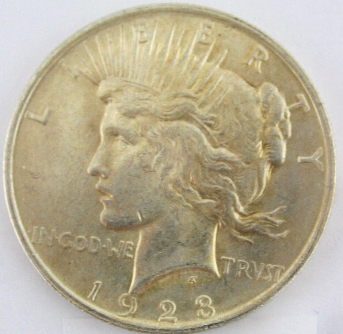 One $ Dollar 1923  Peace 900er USA Liberty Silbermünze coin 26,78 gr. 