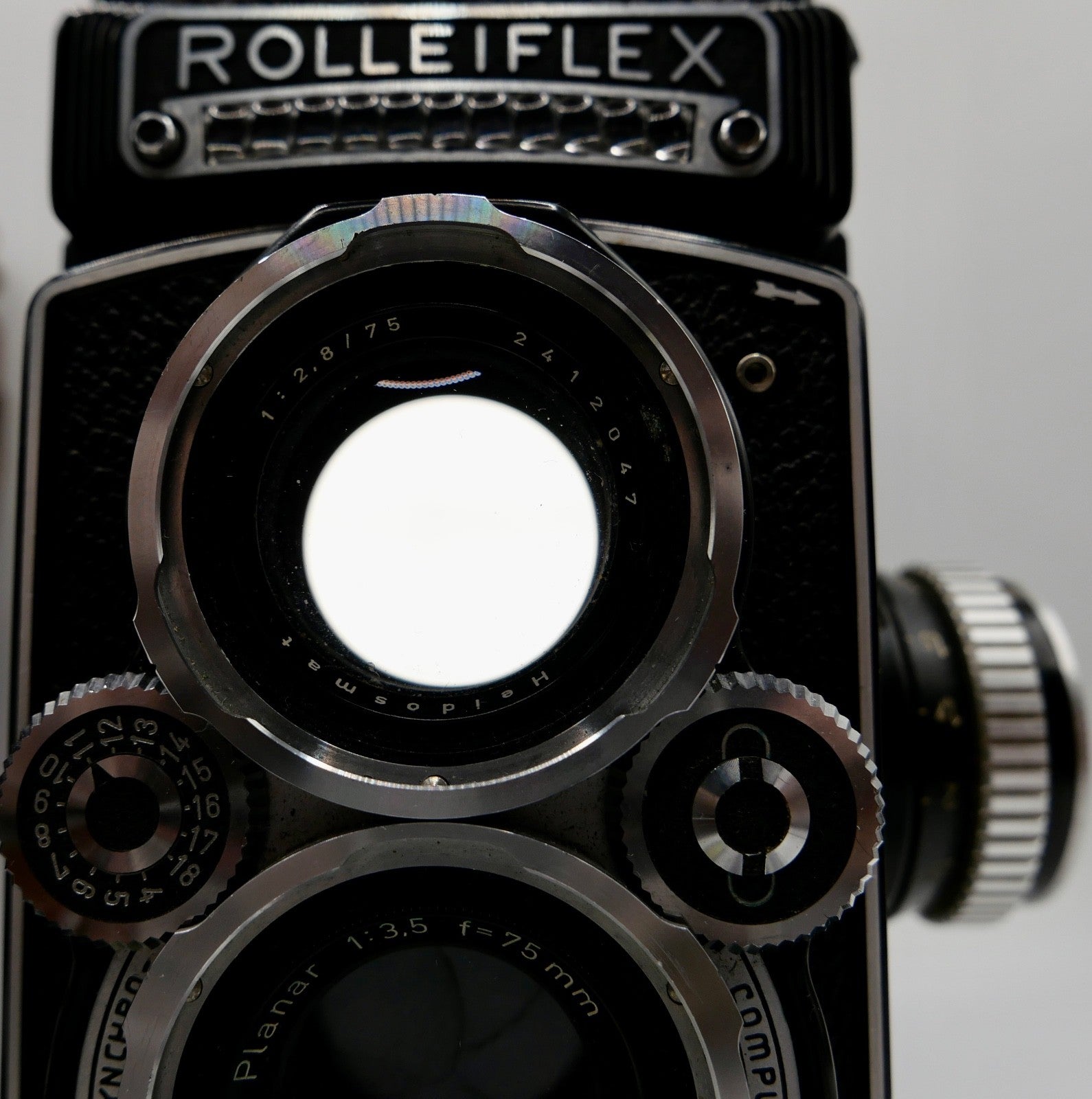 Franke & Heidecke Rolleiflex Rollei Werke Modell 3,5C mit Zubehör Carl Zeiss