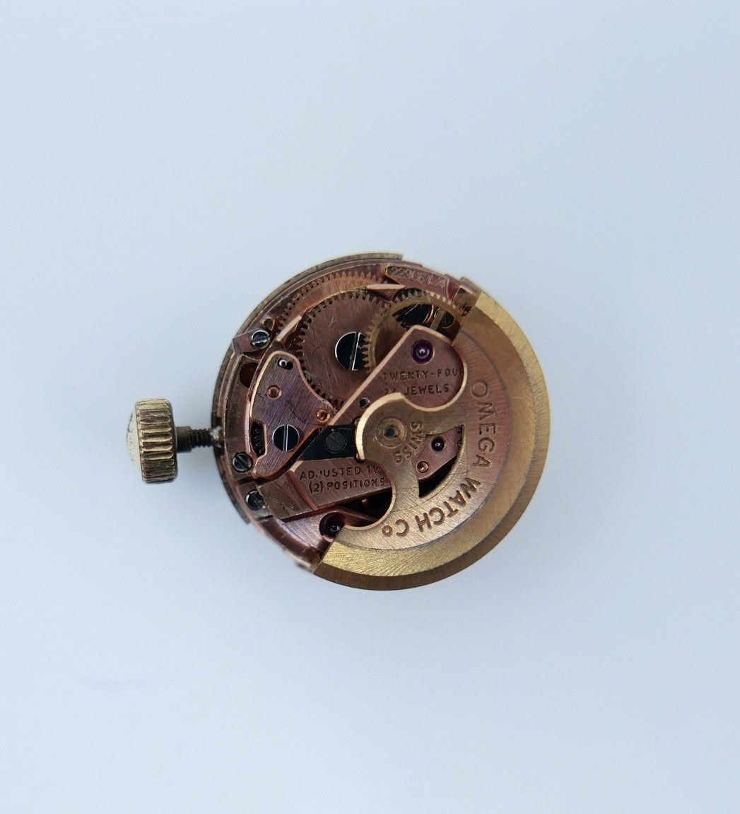 Omega Ladymatic Automatik Cal 661 Damen Werk & Zifferblatt Uhrwerk läuft
