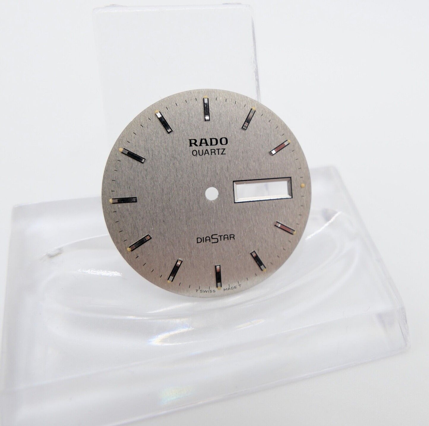 RADO Diastar Quartz Zifferblatt Zeiger silber Ø 27 mm für Ref. 114.0164.3