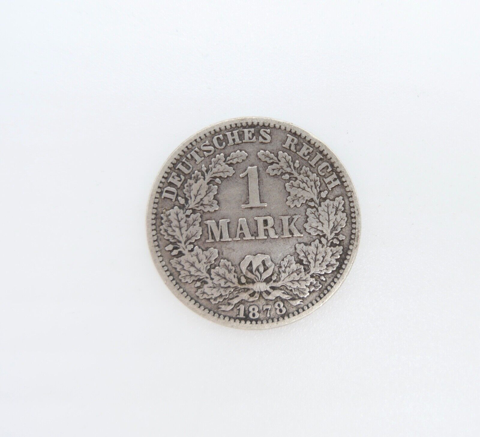 1 Mark Deutsches Reich 1878 G Jäger J.9 schön bis sehr schön s-ss Silber