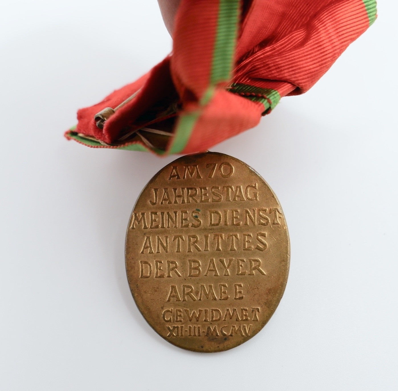 Prinzregent Luitpold Medaille in Bronze 1905 Bayern mit Band / Spange Jubiläum