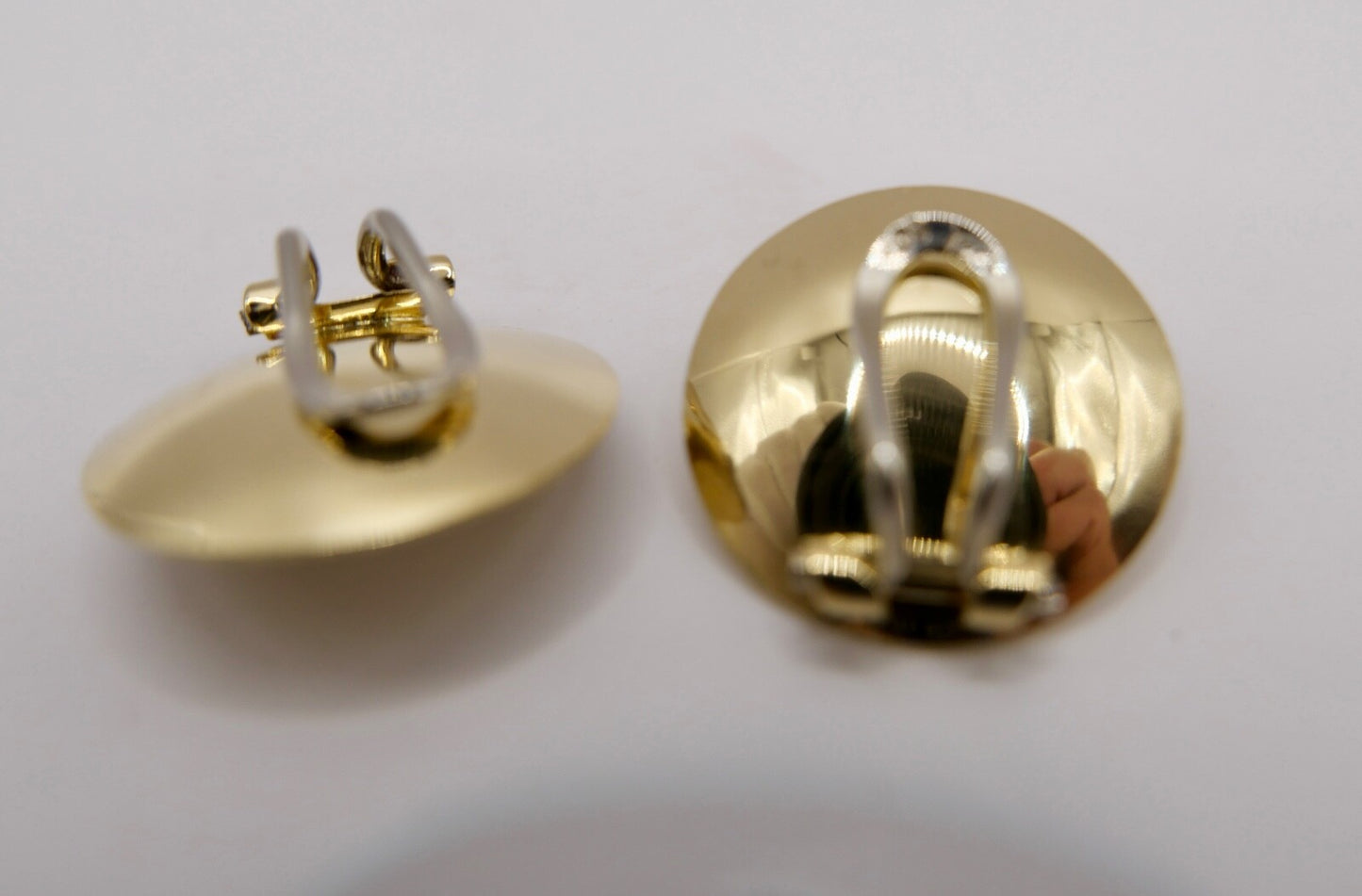 Perlen Ohrringe 750 18K Gelbgold  1990er Jahre PZ