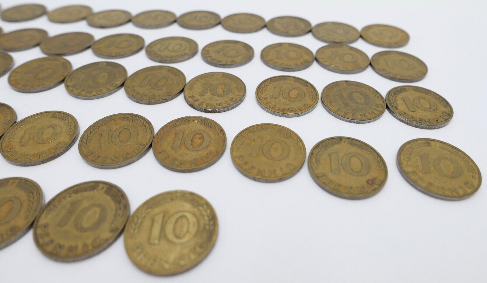 47x 10 Pfennig 1950 D F G J Jäger J. 383 s-vz