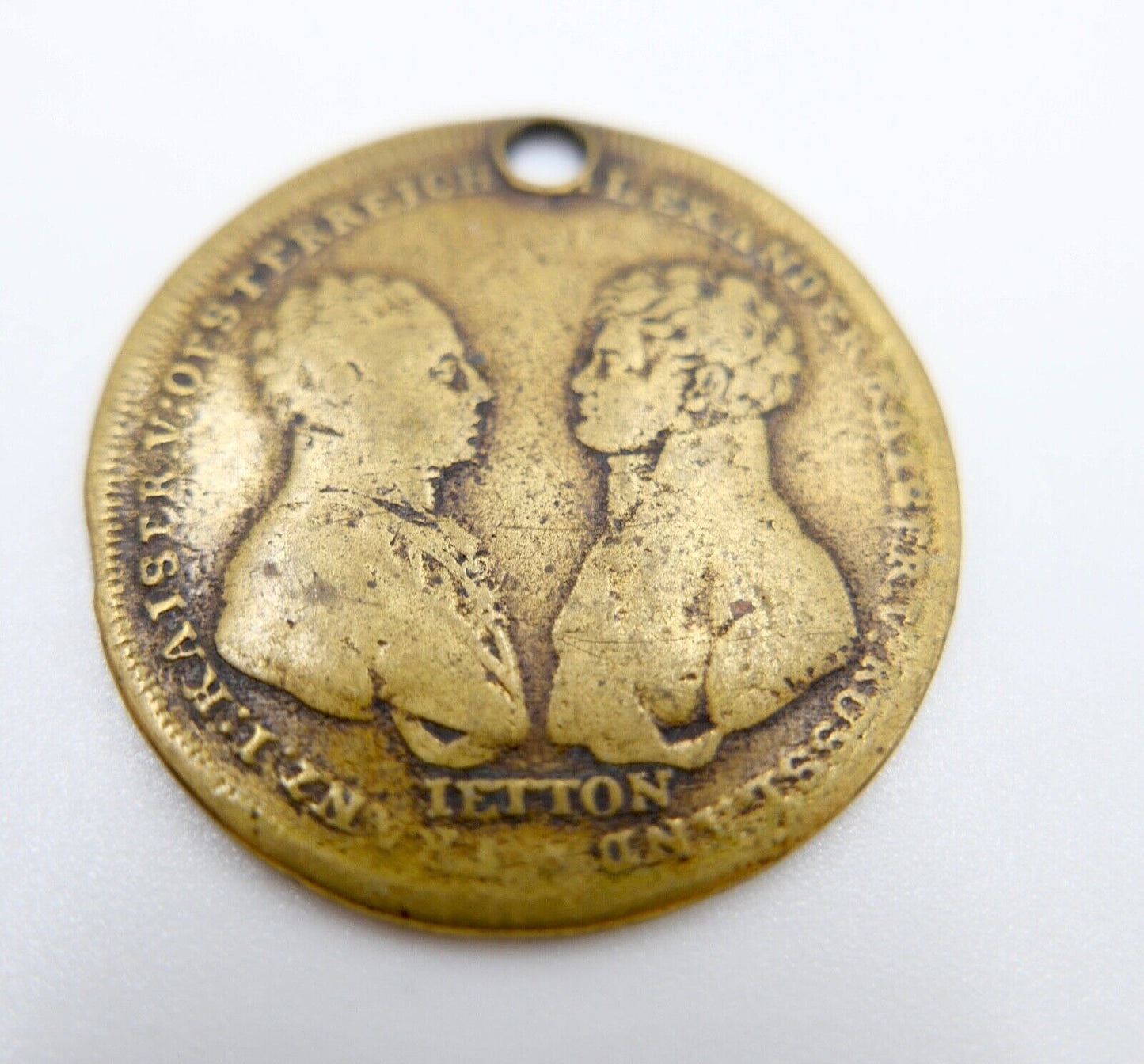 MEDAILLE LEIPZIG 1813 FRANZ ALEXANDER RUSSLAND JETTON SCHLACHT RECHENPFENNIG