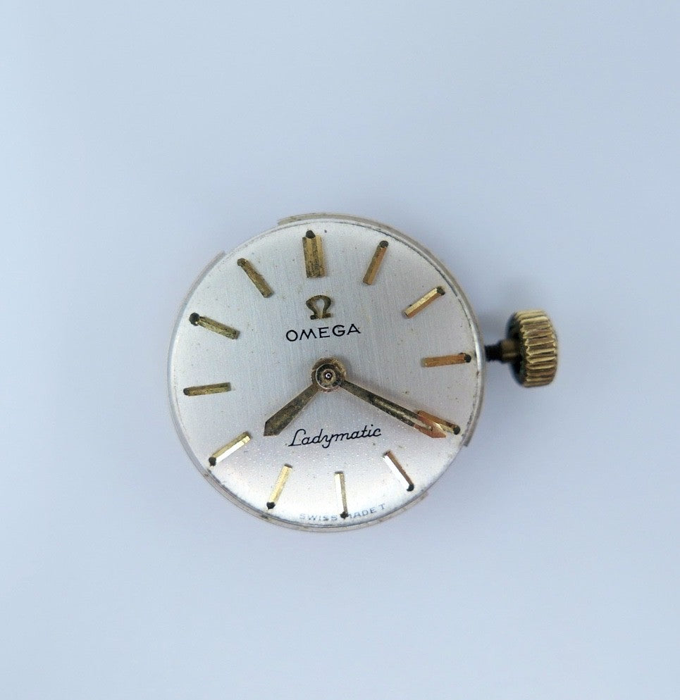 Omega Ladymatic Automatik Cal 661 Damen Werk & Zifferblatt Uhrwerk läuft