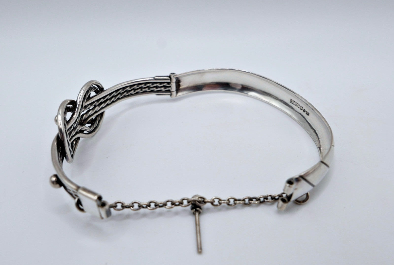 Kalevala Koru Teljänneito Silber Armreif 925 Finnland Wikinger Vintage Bangle