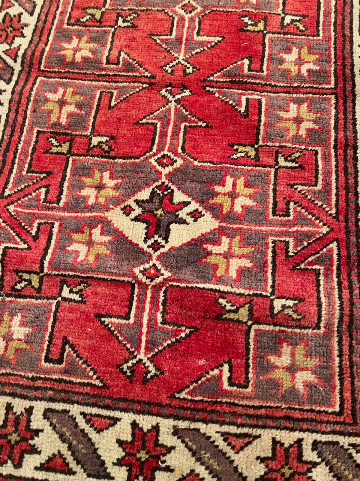 Nomaden alter Orientteppich Perserteppich old carpet 150x89 cm