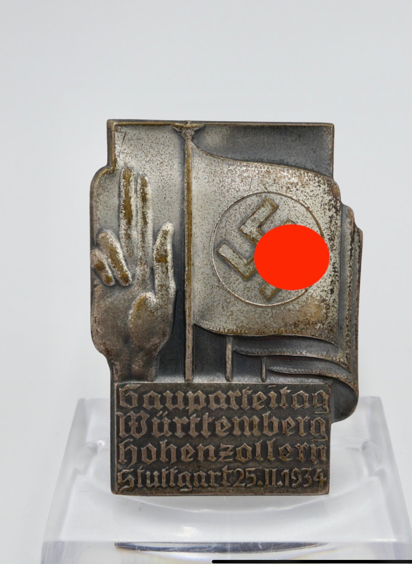 Gauparteitag Württemberg Höhenzoll Stuttgart 25.2.1934 - Antikhandel-Stuttgart