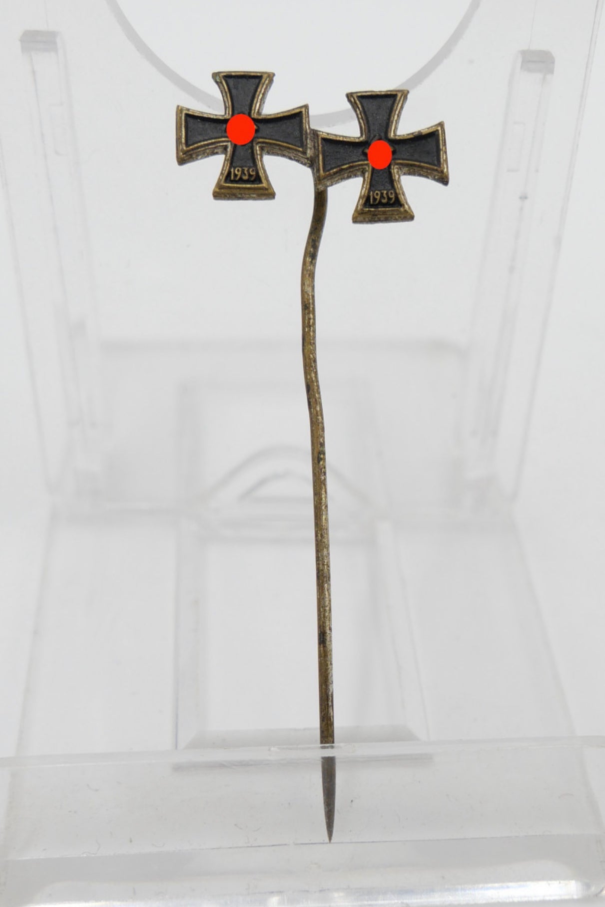 Doppelspange Eisernes Kreuz 2. WK Miniaturen - Antikhandel-Stuttgart